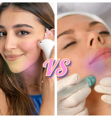 Hidrodermoabrasión casera vs. profesional: ¿cuál elegir